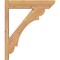 Ekena Millwork Olympic Slat Smooth Outlooker, Western Red Cedar, 5 1/2"W x 22"D x 26"H OUT06X22X26OLY06SWR - alternate 2